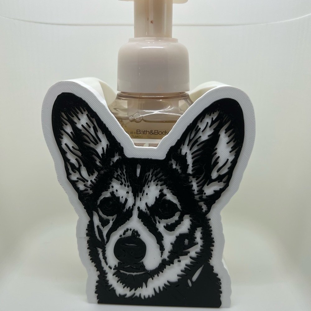 Corgi bath and body works soap holder